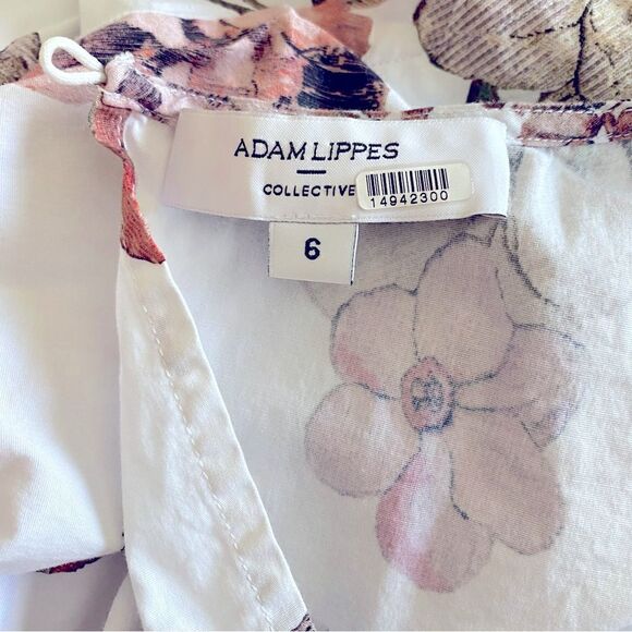 Adam Lippes Collective Floral Blouse Size 6 - Picture 7 of 7